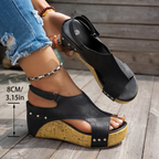 VintageEase™ Women's Comfort Wedge Sandals